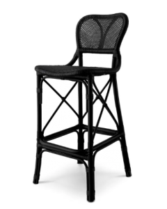 Colony Black Bar Stool