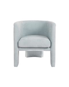 Lansky Light Blue Chenille Armchair