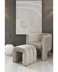 Lansky Taupe Chenille Armchair