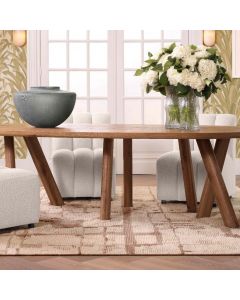 Bayshore Oak Wood Dining Table