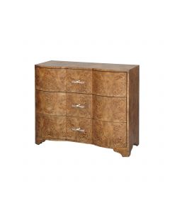 Plymouth Dark Burl Wood Chest