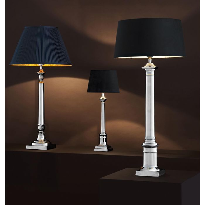 Nickel table lamp fashion